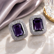 Radiant Rhodium Studs