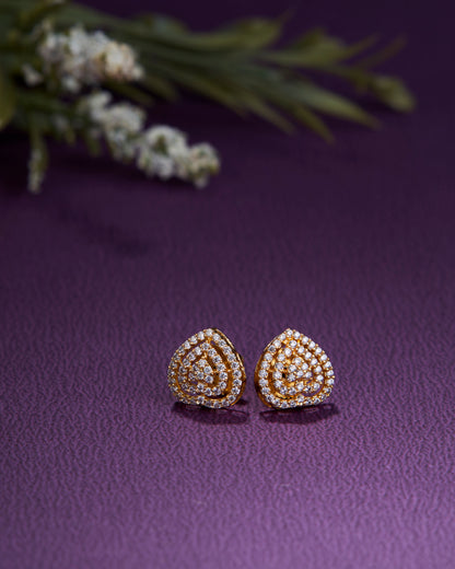 Gilded Elegance Opal Studs - Opal Touch