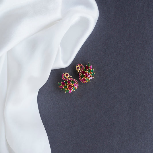 Red Gold Plated Cultural AD Studs