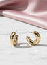 Imperial Half Loop Gold Plated Studs