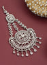 Rhodium Plated White American Diamond Bridal Passa