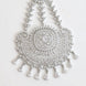 Rhodium Plated White American Diamond Bridal Passa