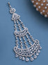 Traditional CZ White Stone Studded Bridal Passa