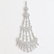 Traditional CZ White Stone Studded Bridal Passa