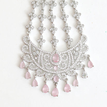 Traditional CZ Stone Studded Bridal Jhoomer Passa