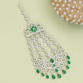 Traditional CZ Stone Studded Bridal Jhoomer Passa