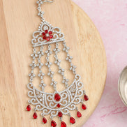 Traditional CZ Stone Studded Bridal Jhoomer Passa