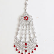Traditional CZ Stone Studded Bridal Jhoomer Passa