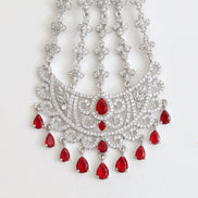 Traditional CZ Stone Studded Bridal Jhoomer Passa