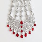 Traditional CZ Stone Studded Bridal Jhoomer Passa