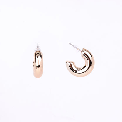 Amazing Half Circle Gold Plated Studs (Pack of 3)