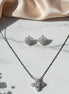 Geometric Square AD Mangalsutra with Earrings