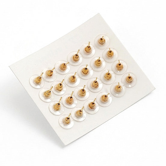 Tri Layered Sophhire Gold Plated Stud Combo