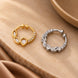 Gold & Rhodium Plated Leaf Cluster Nose Ring - Pack of 2