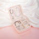 Travel Friendly Jewelry Organizer Box with Multiple Compartments