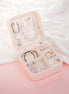 Travel Friendly Jewelry Organizer Box with Multiple Compartments