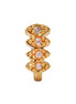 Opal Touch - AD CZ Diamond Pressing Golden Nose Pin (1 CM) - Nose Pin