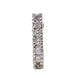 Opal Touch - AD CZ Line Pressing Two Tone Nose Pin (1 CM) - Nose Pin