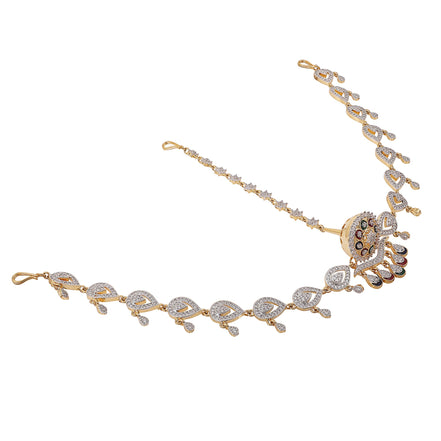 Opal Touch - AD Minakari Borla (Matha Patti) - Intricate Headpiece | Opal Touch - Matha Patti