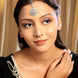 AD Studded Rhodium Plated Maang Tikka - Opal Touch