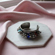 Adjustable Black Multicolor Bracelete - Opal Touch