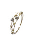 Adjustable Ganga Jamuna Leaf Bracelete - Opal Touch