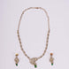 Necklace - Adorned Dewdrop Mehendi Plated Necklace Set - Opal Touch