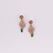 Necklace - Adorned Dewdrop Mehendi Plated Necklace Set - Opal Touch