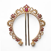 Adornments Gold Plated Alloy Juda Pin - Opal Touch