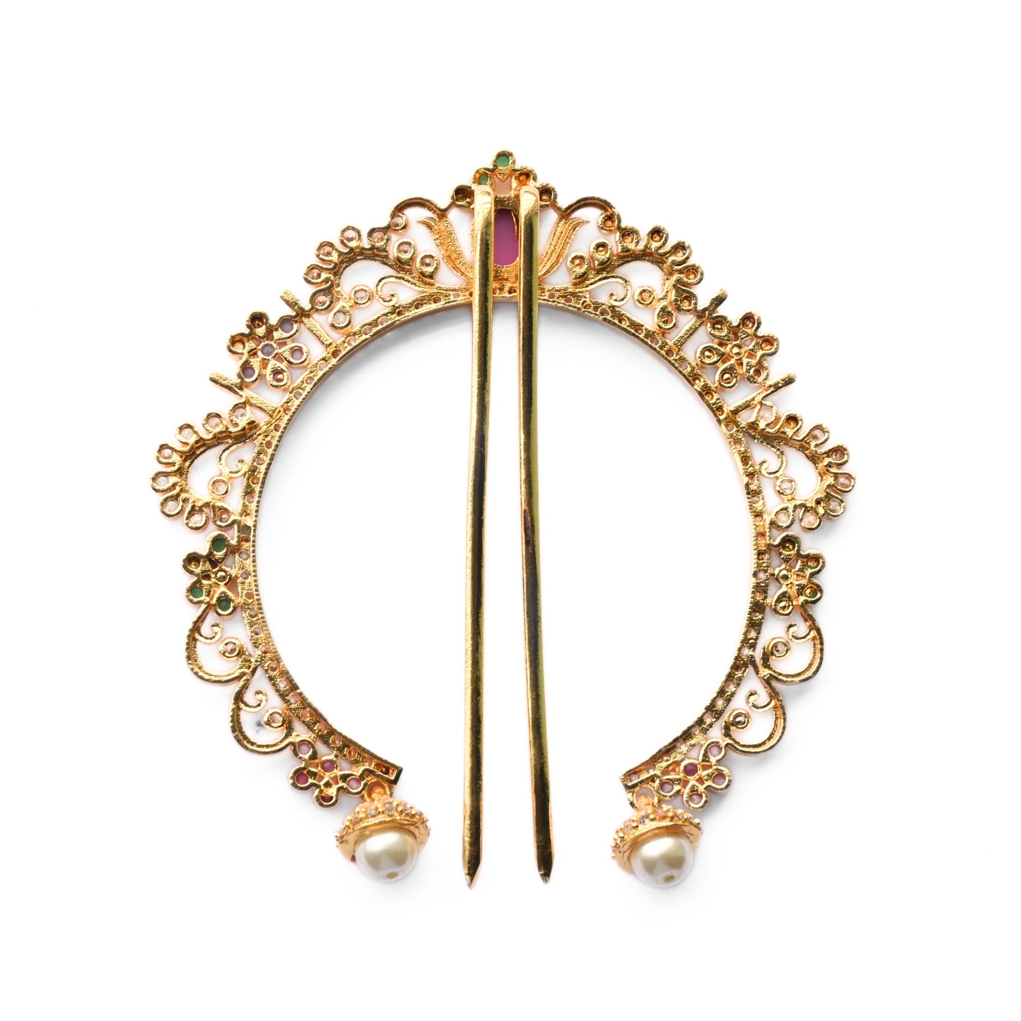 Adornments Gold Plated Alloy Juda Pin - Opal Touch