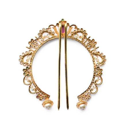 Adornments Gold Plated Alloy Juda Pin - Opal Touch
