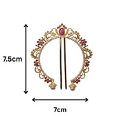 Adornments Gold Plated Alloy Juda Pin - Opal Touch