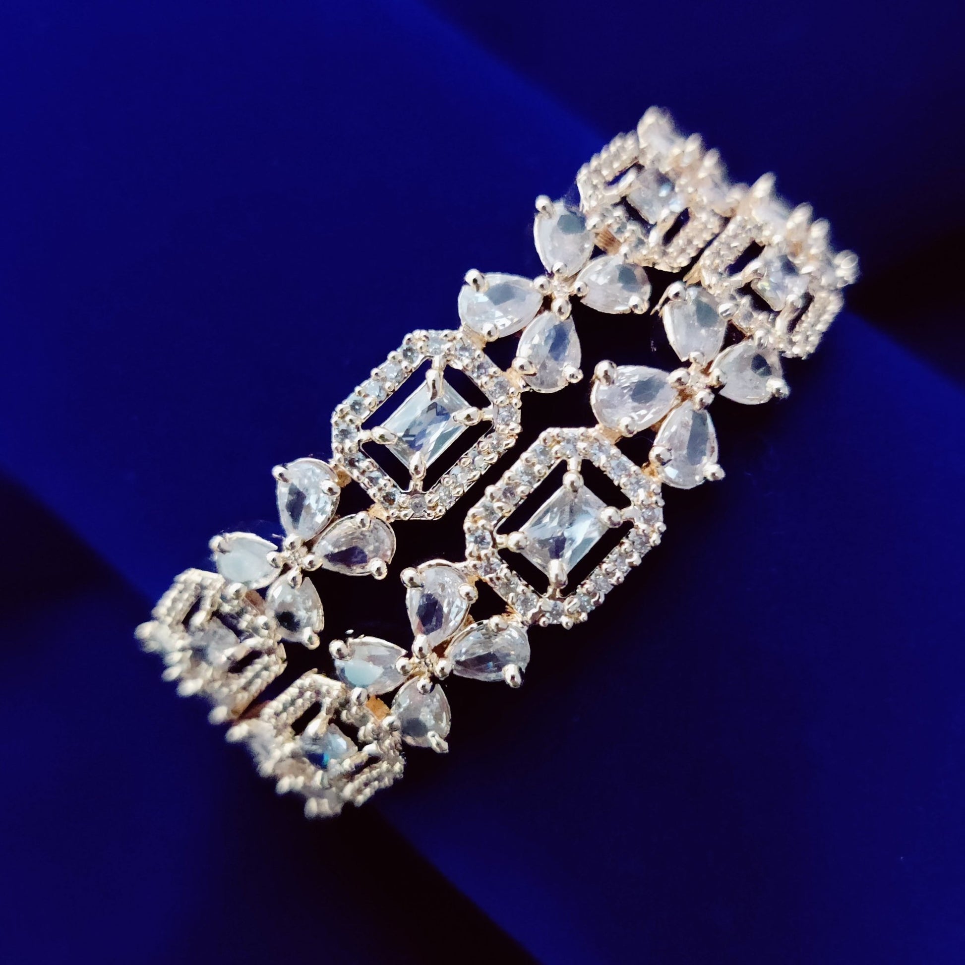 Opal Touch - Allure White Rose Gold Bangles (Pack of 2) - Bangles