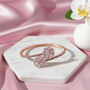 Allure White Rose Gold Bracelet - Opal Touch