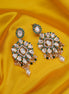 Earrings - Alluring Floral Cascade Earrings - Opal Touch