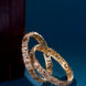 Alluring Party Wear Gold Bangles (Pack of 2) Golden - Opal Touch
