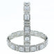 Alluring Party Wear Rhodium Bangles (Pack of 2) - Opal Touch