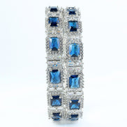 Alluring Party Wear Rhodium Bangles (Pack of 2) - Opal Touch