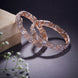 Opal Touch - Alluring Party Wear Rose Gold Bangles (Pack of 2) - Bangles