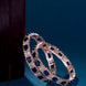 Opal Touch - Alluring Party Wear Rose Gold Bangles (Pack of 2) - Bangles
