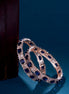 Opal Touch - Alluring Party Wear Rose Gold Bangles (Pack of 2) - Bangles