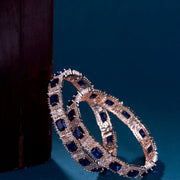 Opal Touch - Alluring Party Wear Rose Gold Bangles (Pack of 2) - Bangles