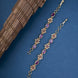 Opal Touch - Alluring Red-White Ear Chain - Ear chain (Matil)