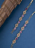 Opal Touch - Alluring Red-White Ear Chain - Ear chain (Matil)