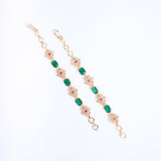 Opal Touch - Alluring Red-White Ear Chain - Ear chain (Matil)