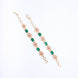 Opal Touch - Alluring Red-White Ear Chain - Ear chain (Matil)