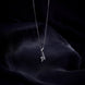 Opal Touch - Alphabet A Rhodium Locket with 18 Inch Chain | Opal Touch - Locket Set