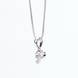 Opal Touch - Alphabet P Rhodium Locket with Chain (18