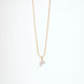 Opal Touch - Alphabet P Two Tone Locket with Chain (18