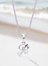 Opal Touch - Alphabet R Rhodium Locket with Chain (18") - Locket Set